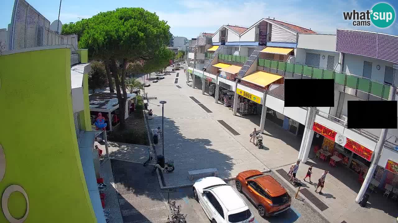 Webcam Via dello Shopping Bibione – Diretta Live