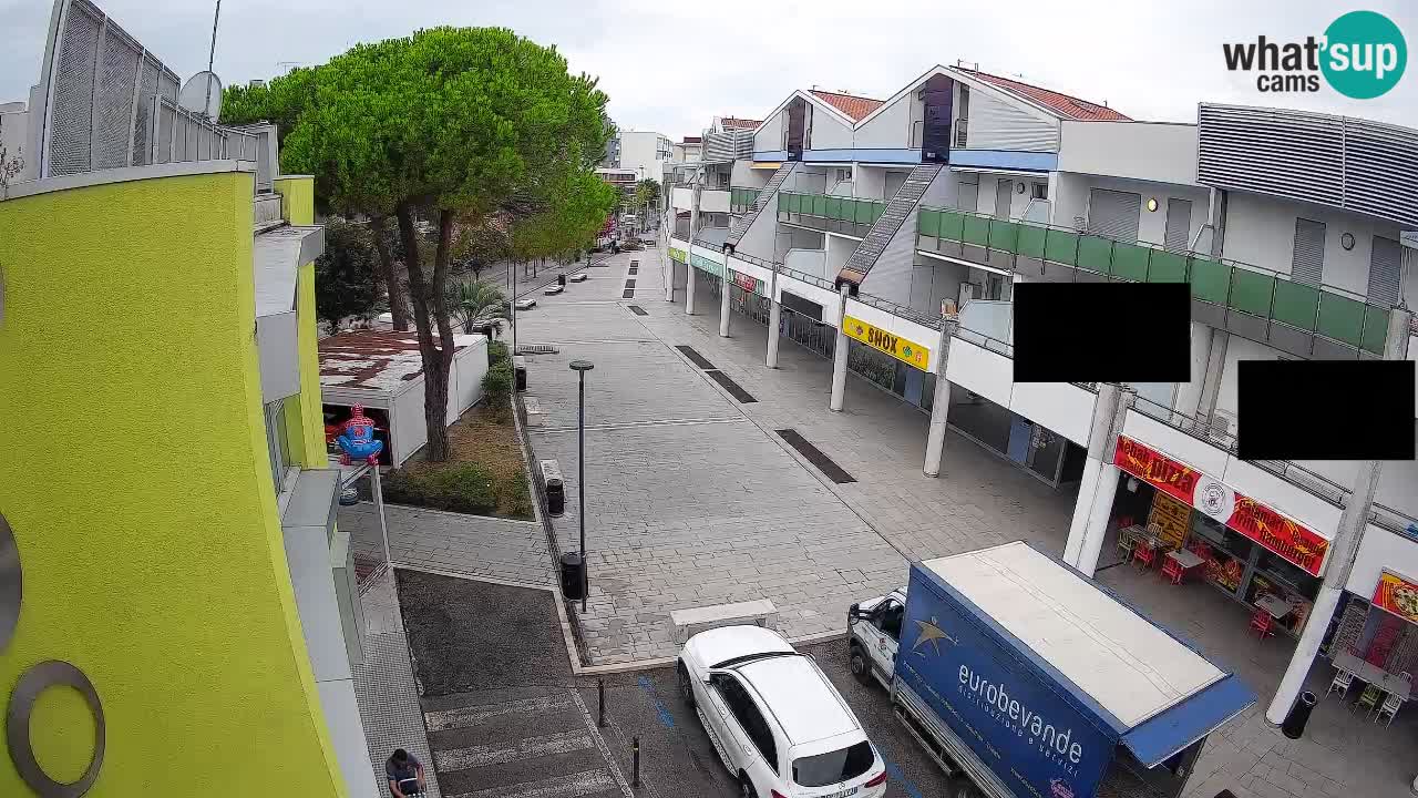 Web kamera Bibione – Trgovačka ulica uživo