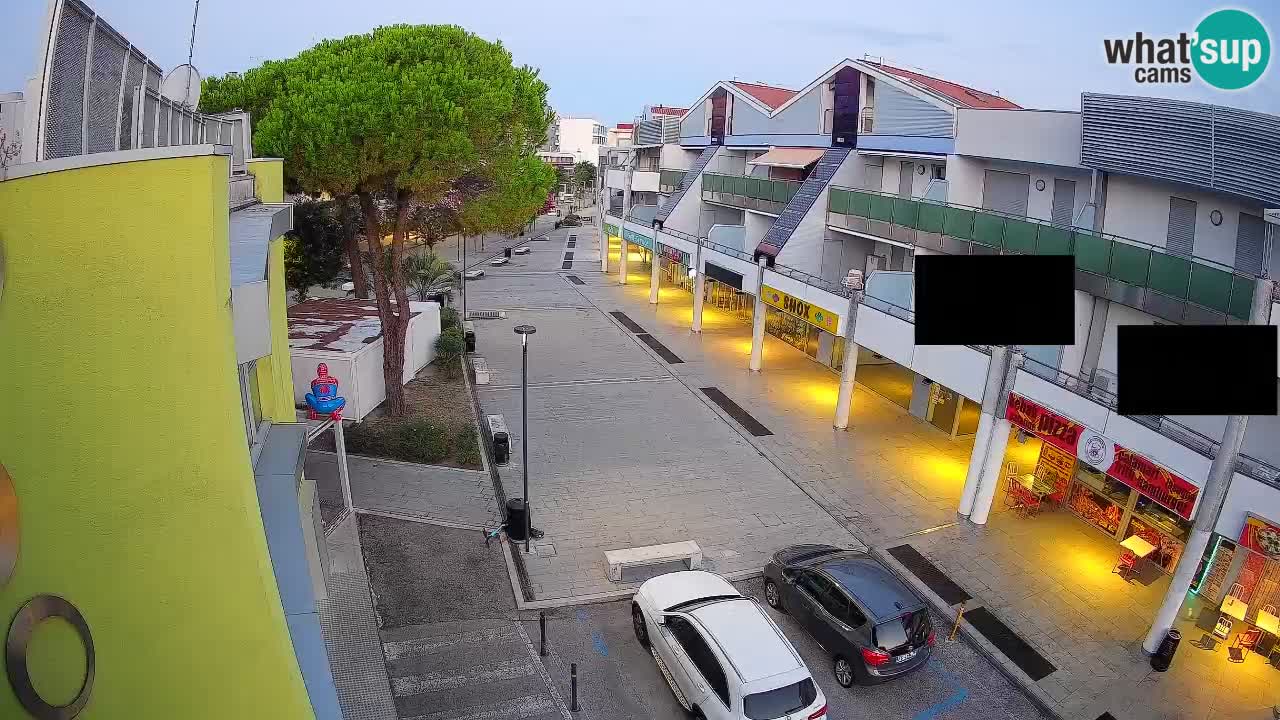 Web kamera Bibione – Trgovačka ulica uživo