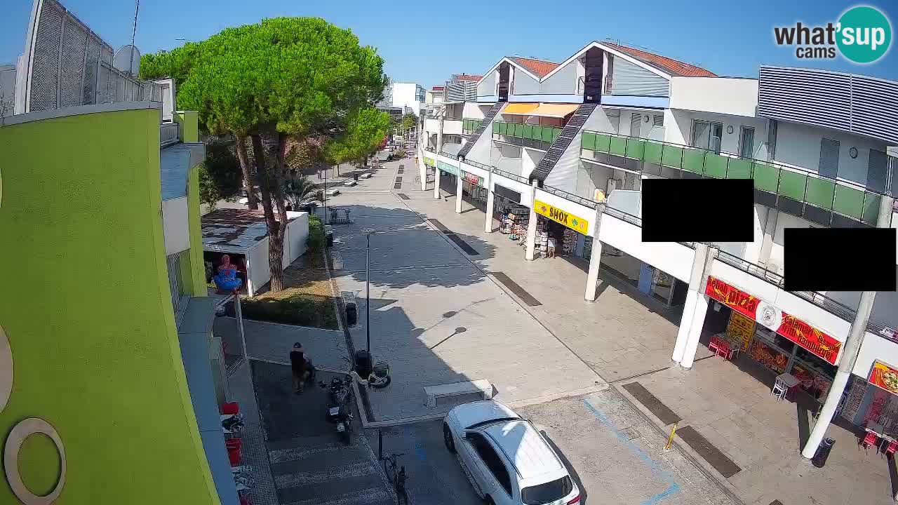 Webcam Bibione Einkaufsstraße – Liveblick