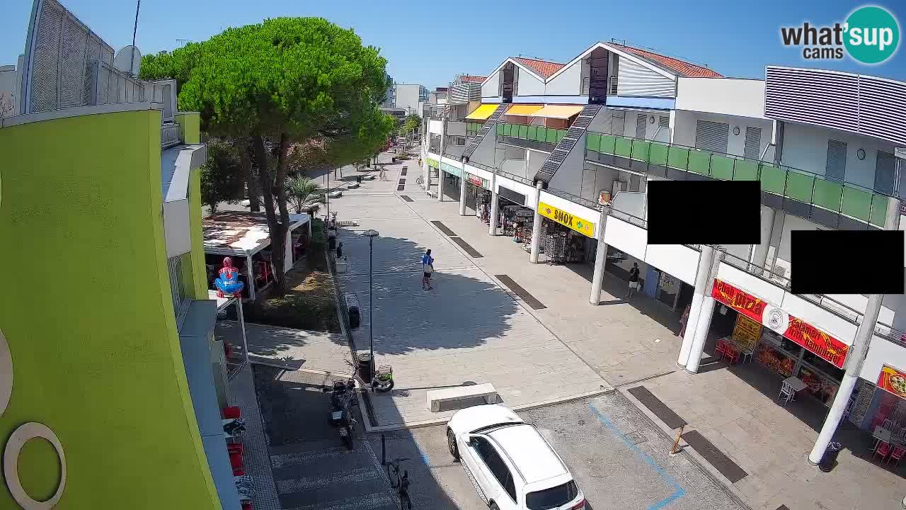 Webcam Rue Commerçante de Bibione – Vue en direct