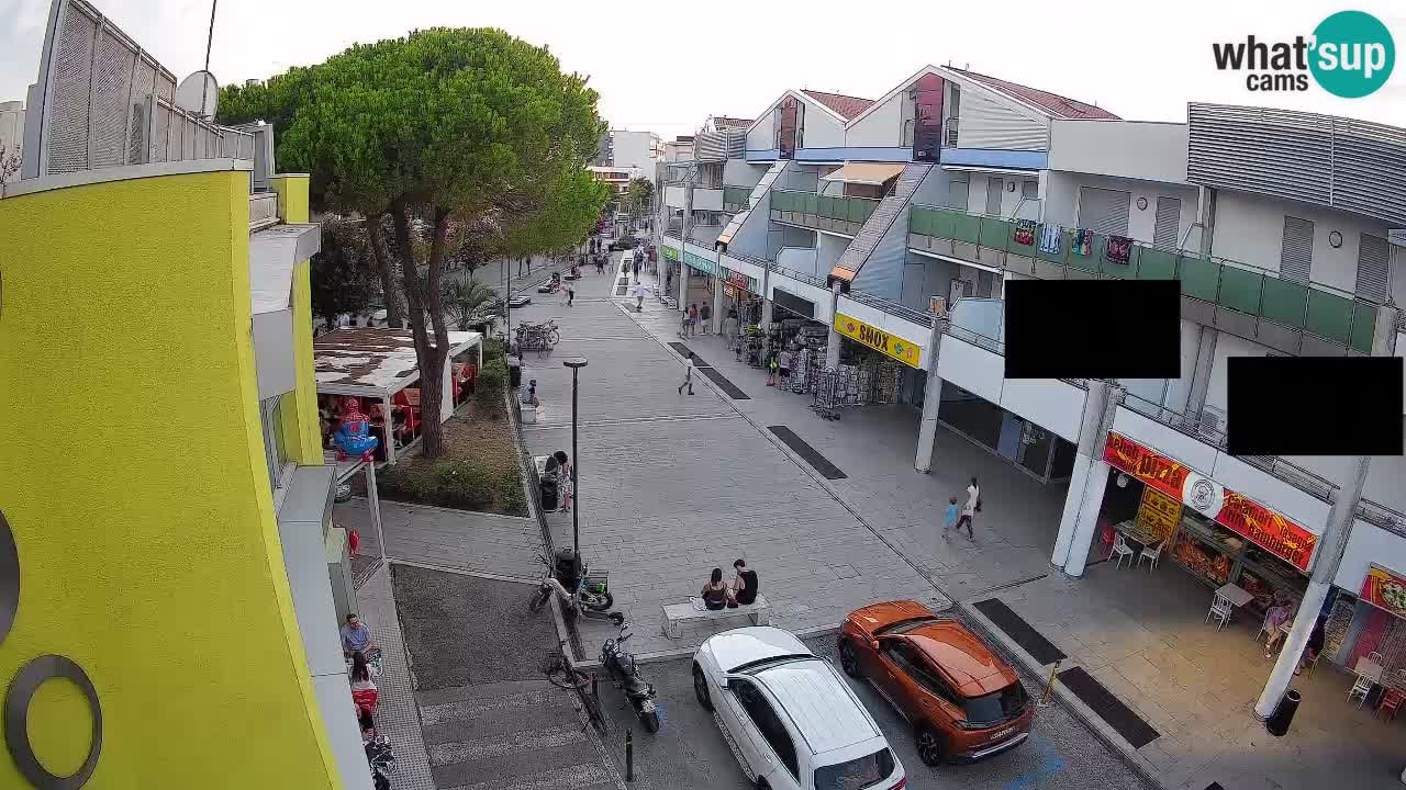 Webcam Rue Commerçante de Bibione – Vue en direct