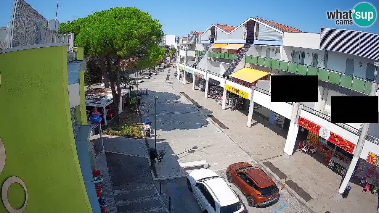 Webcam Bibione Einkaufsstraße – Liveblick
