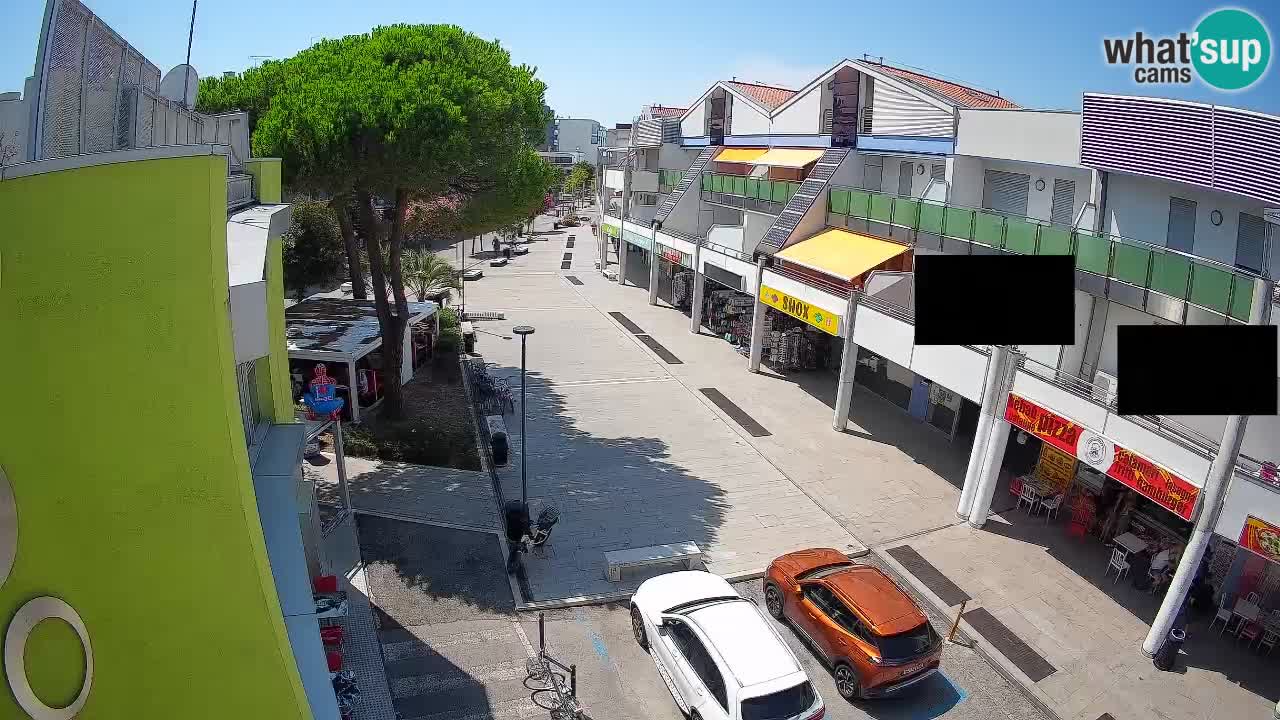 Webcam Bibione Einkaufsstraße – Liveblick