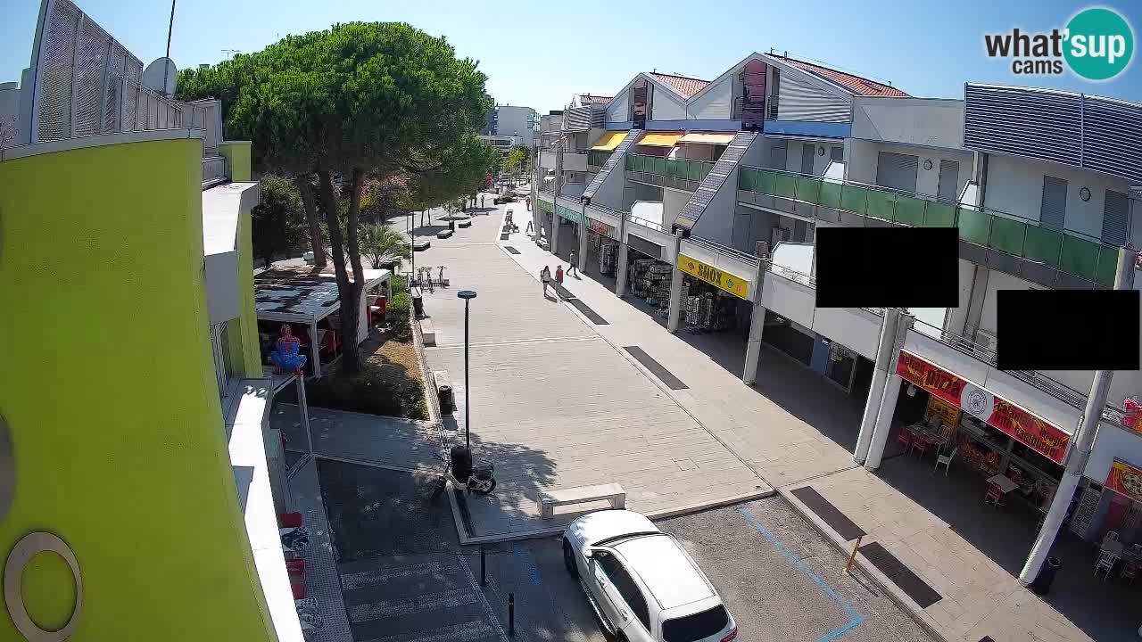 Web kamera Bibione – Trgovačka ulica uživo