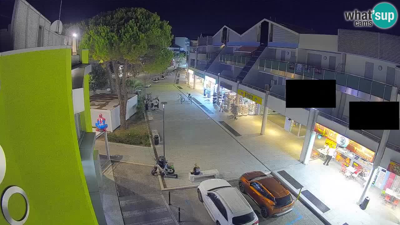 Webcam Rue Commerçante de Bibione – Vue en direct