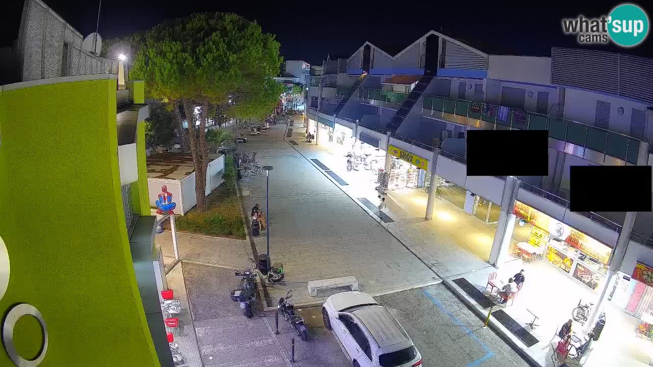 Webcam Bibione Einkaufsstraße – Liveblick