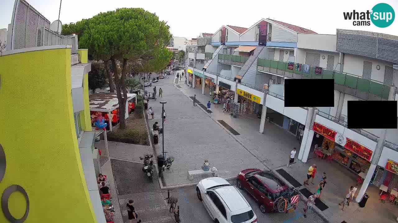 Web kamera Bibione – Trgovačka ulica uživo