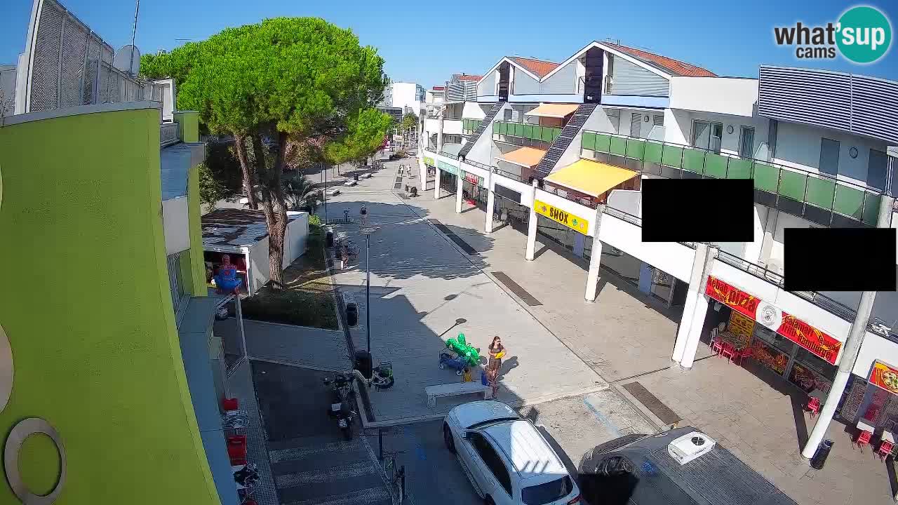 Webcam Via dello Shopping Bibione – Diretta Live