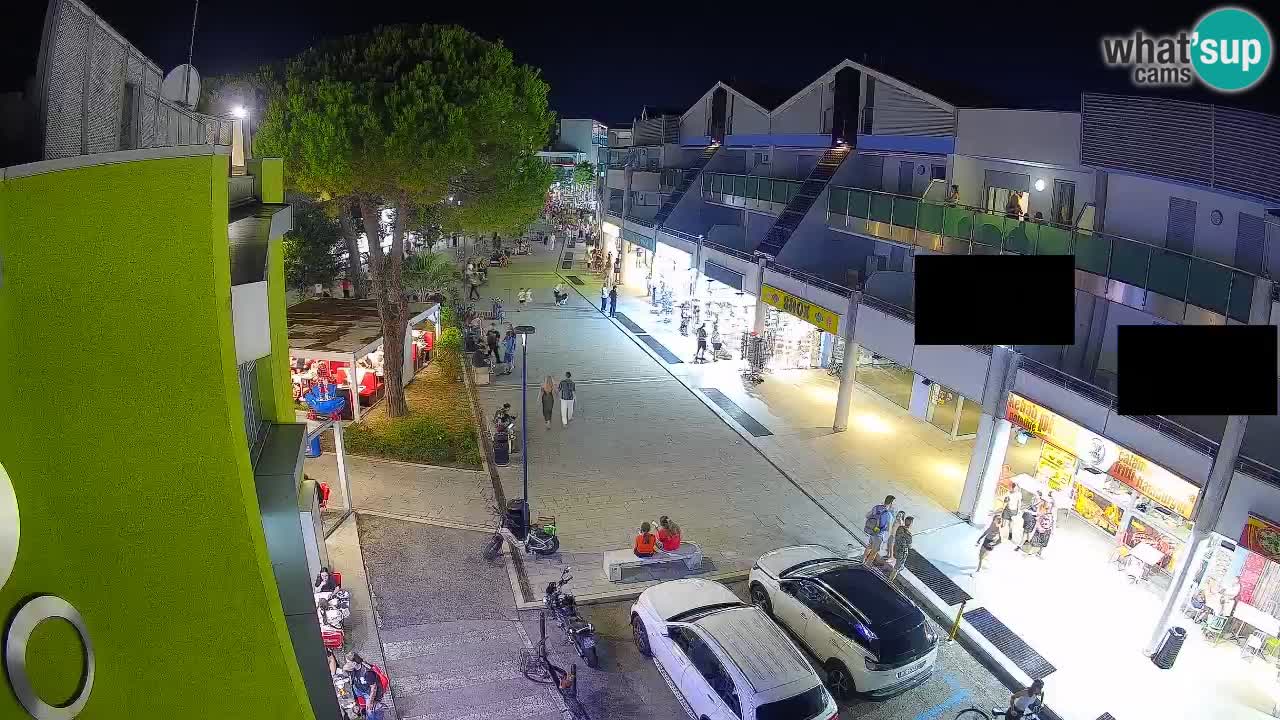 Webcam Via dello Shopping Bibione – Diretta Live