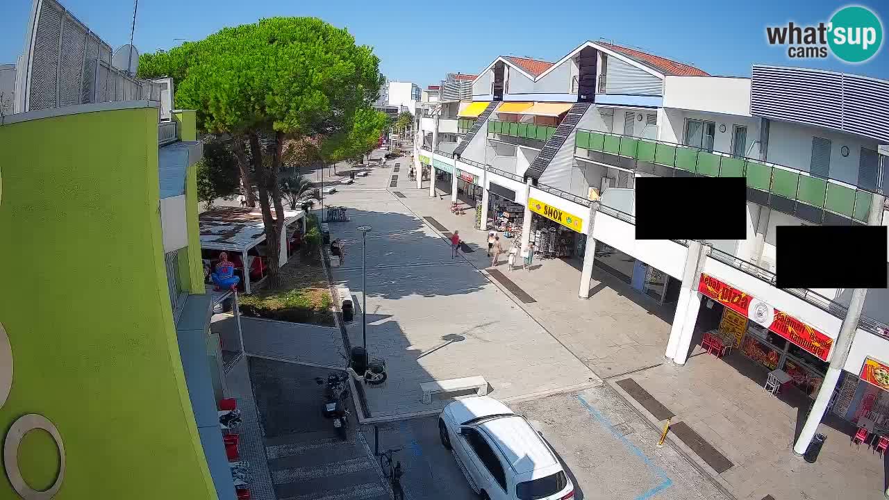 Web kamera Bibione – Trgovačka ulica uživo