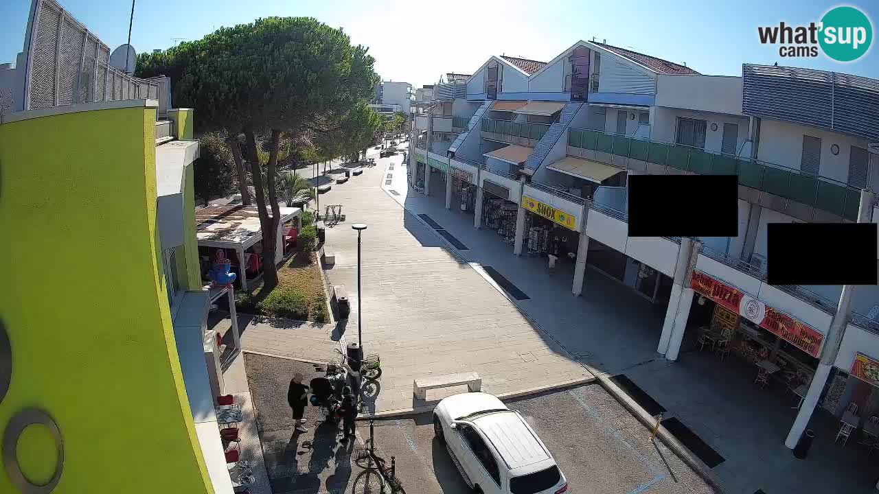 Web kamera Bibione – Trgovačka ulica uživo