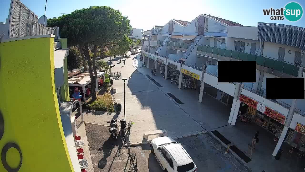 Web kamera Bibione – Trgovačka ulica uživo
