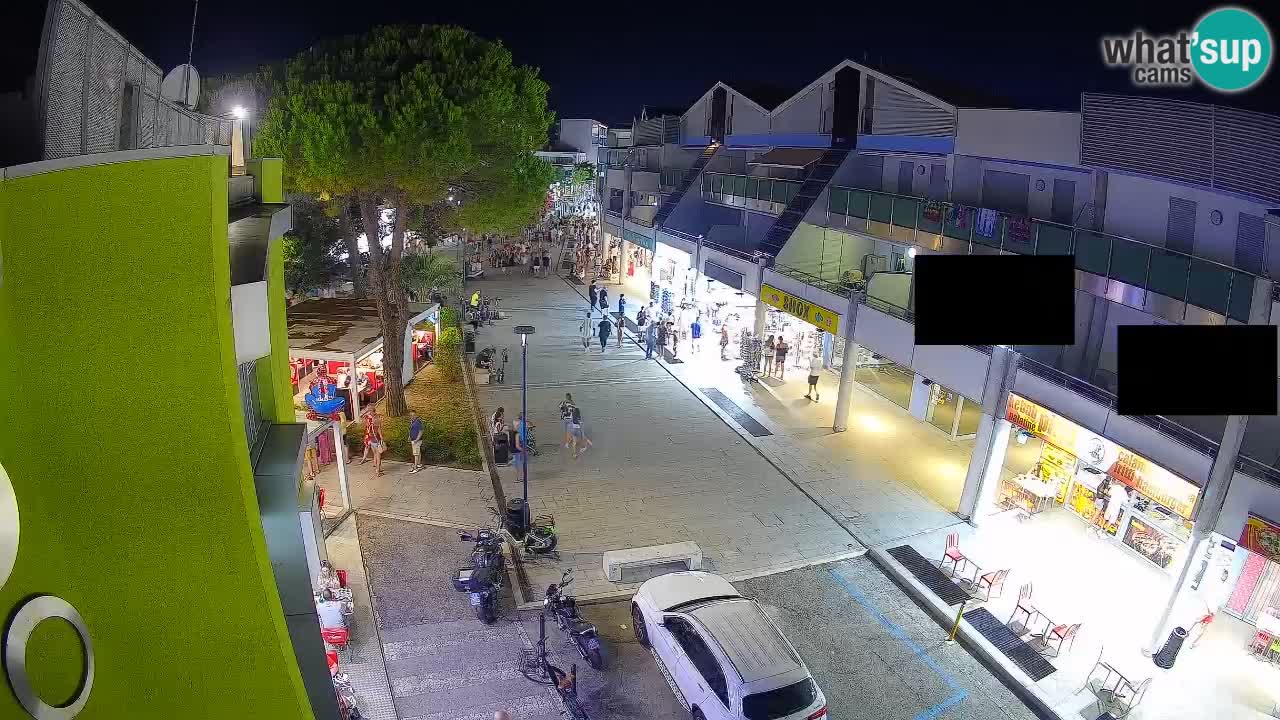 Webcam Bibione Einkaufsstraße – Liveblick