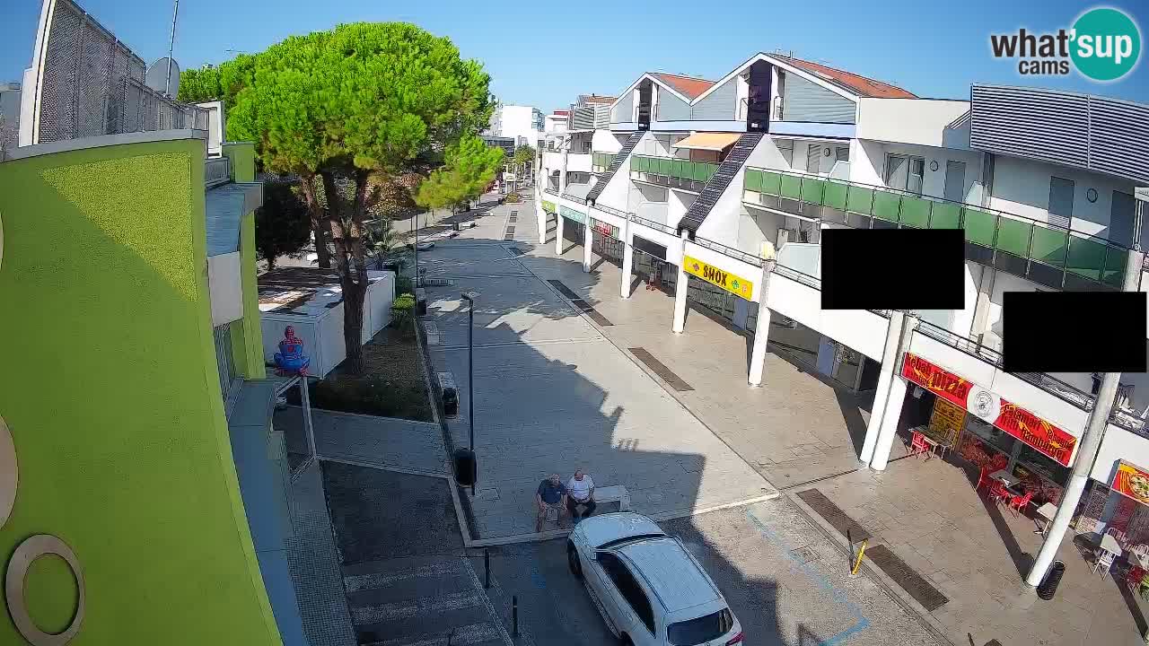 Web kamera Bibione – Trgovačka ulica uživo
