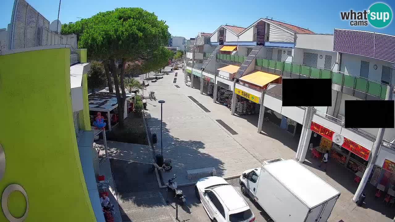 Webcam Bibione Einkaufsstraße – Liveblick