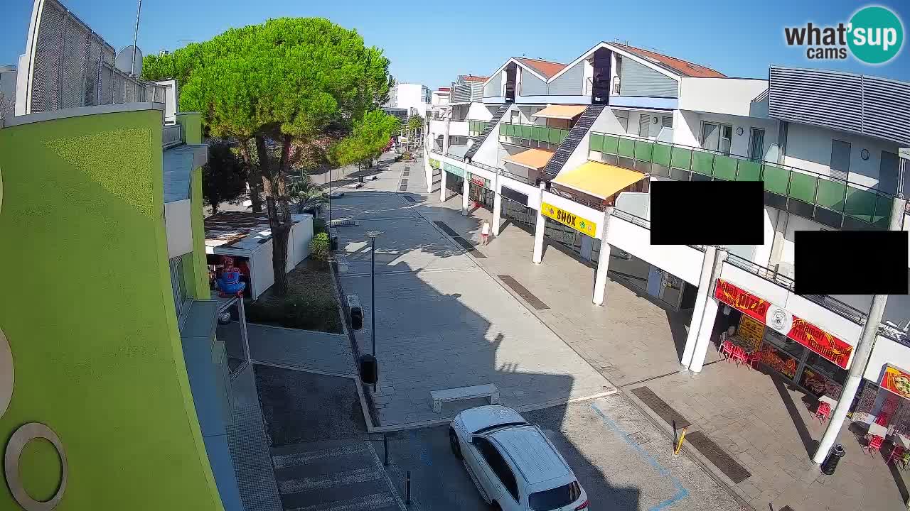 Webcam Bibione Einkaufsstraße – Liveblick