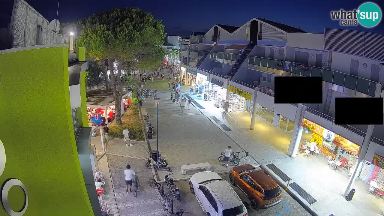 Webcam Rue Commerçante de Bibione – Vue en direct