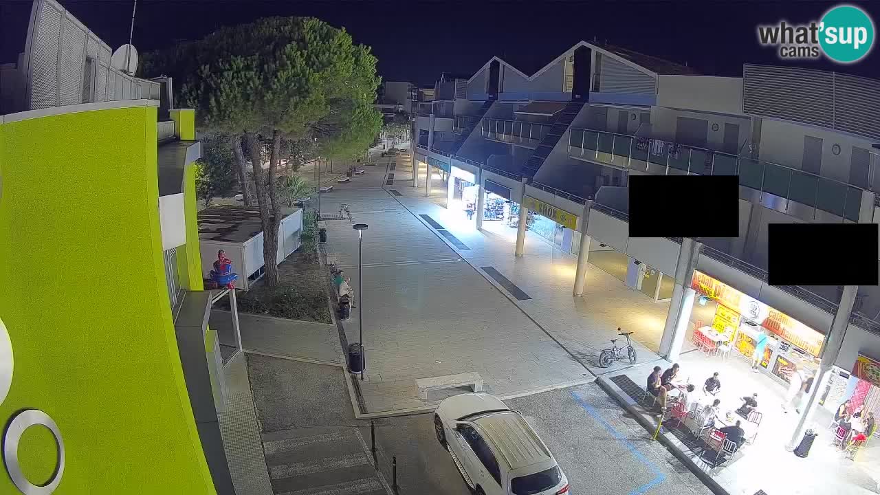 Webcam Bibione Einkaufsstraße – Liveblick