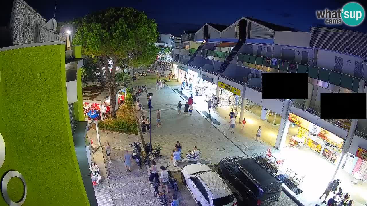 Webcam Bibione Einkaufsstraße – Liveblick