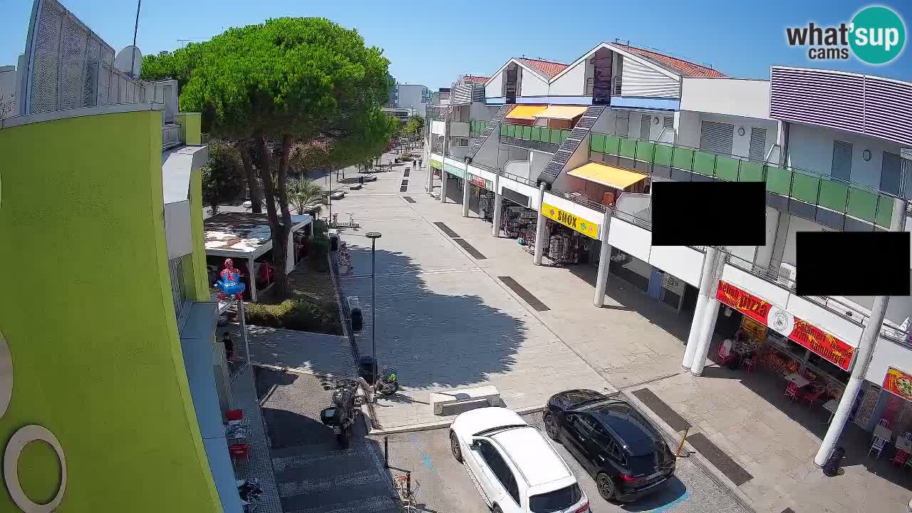 Webcam Bibione Einkaufsstraße – Liveblick