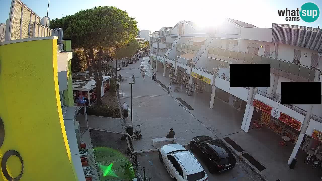 Webcam Calle Comercial de Bibione – En Directo