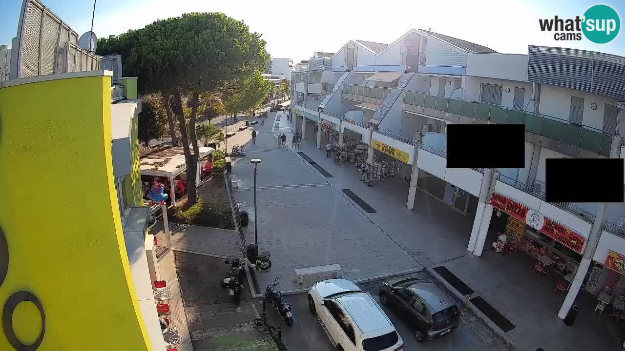 Webcam Bibione Einkaufsstraße – Liveblick