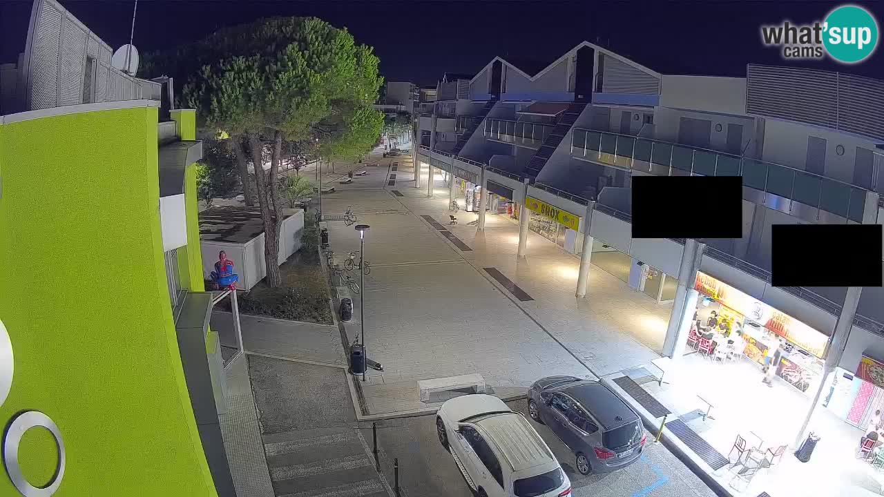 Webcam Rue Commerçante de Bibione – Vue en direct