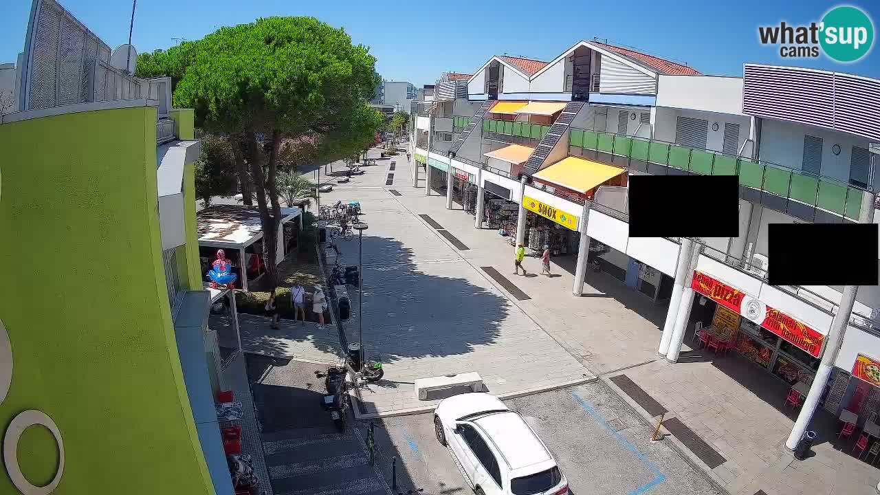 Webcam Bibione Einkaufsstraße – Liveblick