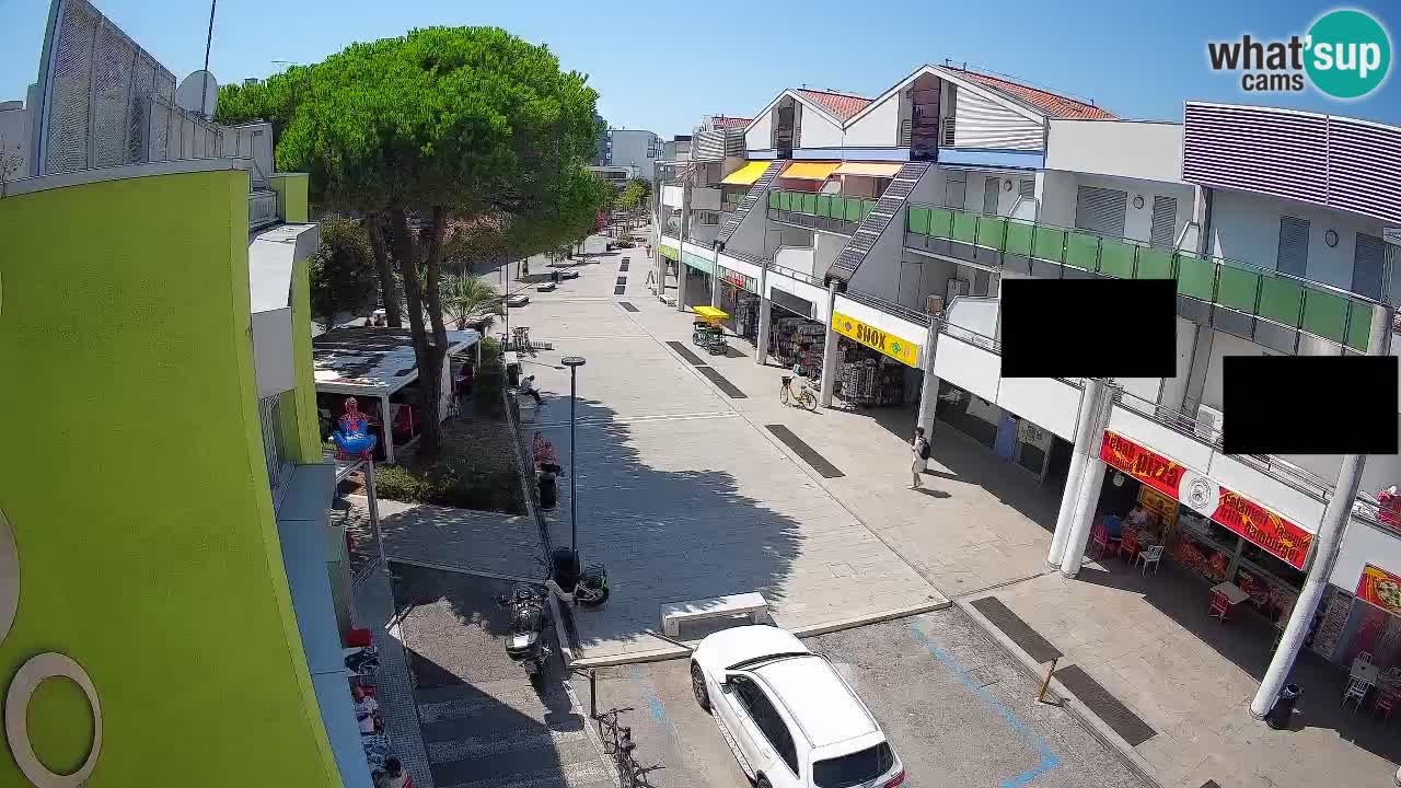 Webcam Bibione Einkaufsstraße – Liveblick