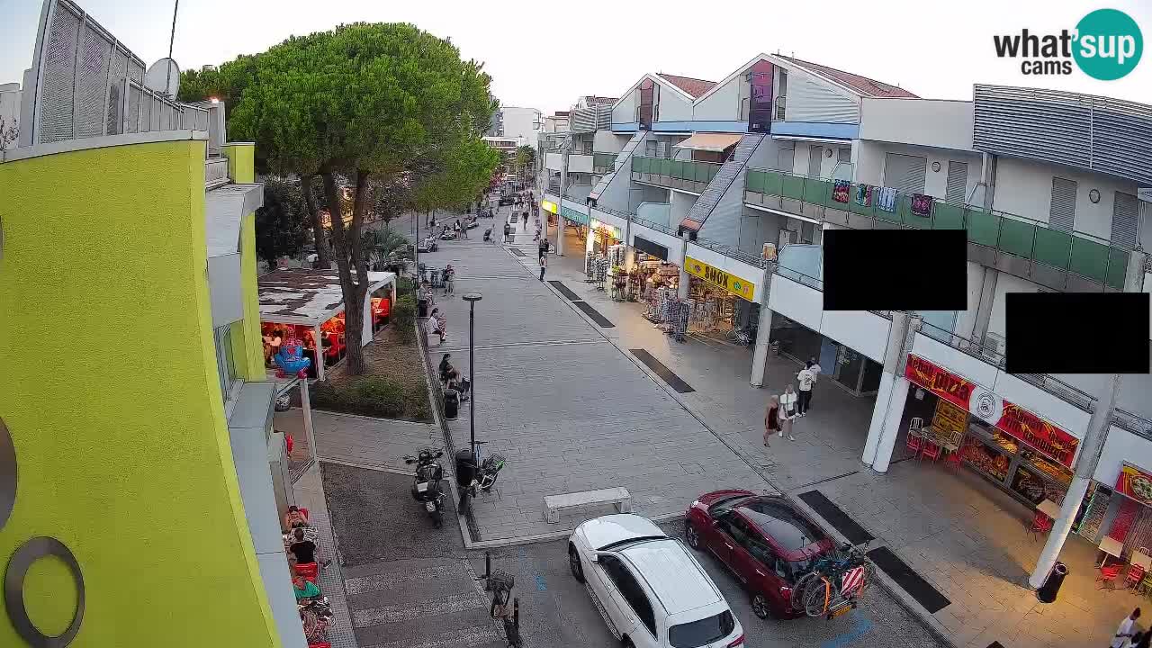 Webcam Bibione Einkaufsstraße – Liveblick