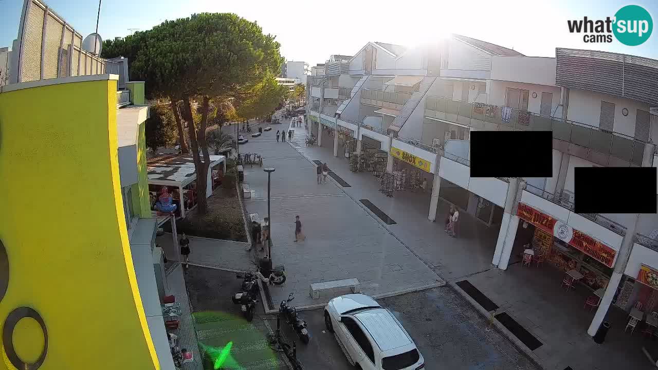 Webcam Bibione Einkaufsstraße – Liveblick