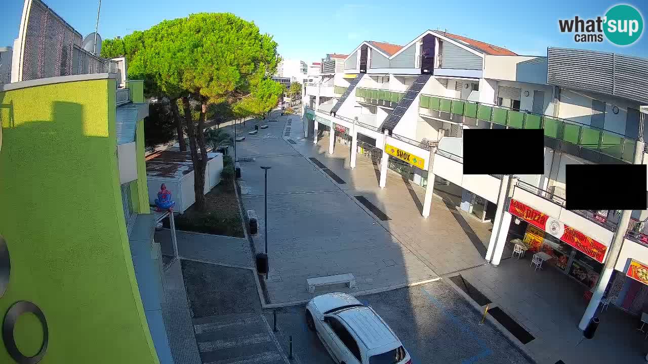 Webcam Bibione Einkaufsstraße – Liveblick