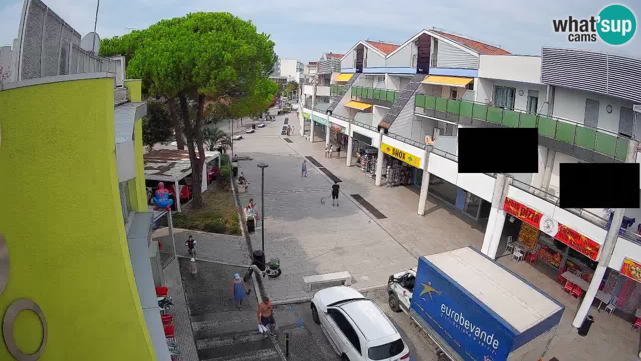 Web kamera Bibione – Trgovačka ulica uživo