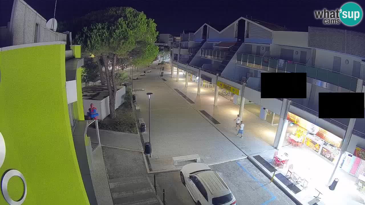 Web kamera Bibione – Trgovačka ulica uživo