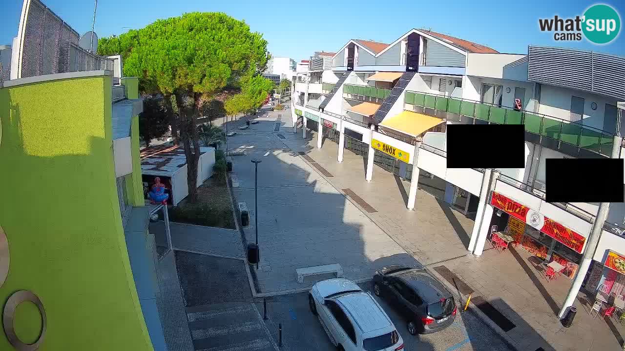Webcam Bibione Einkaufsstraße – Liveblick