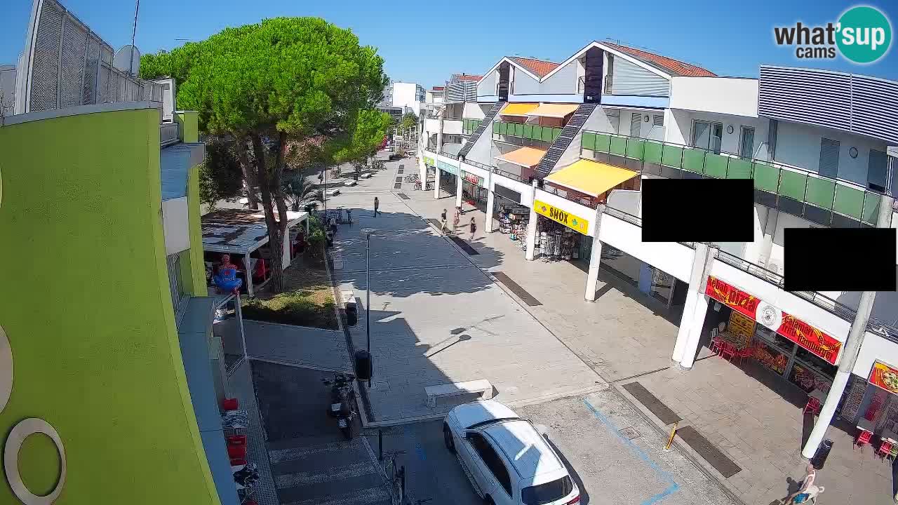 Webcam Rue Commerçante de Bibione – Vue en direct