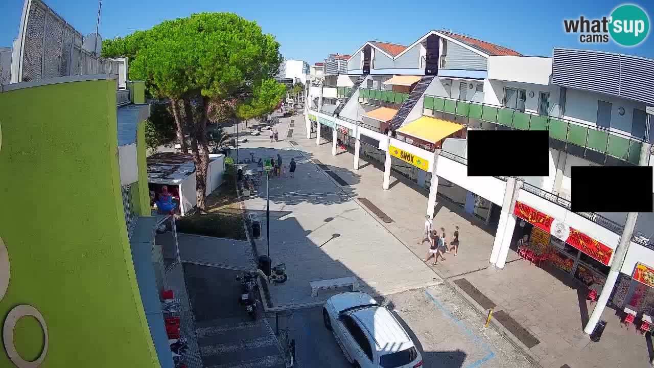 Webcam Bibione Einkaufsstraße – Liveblick