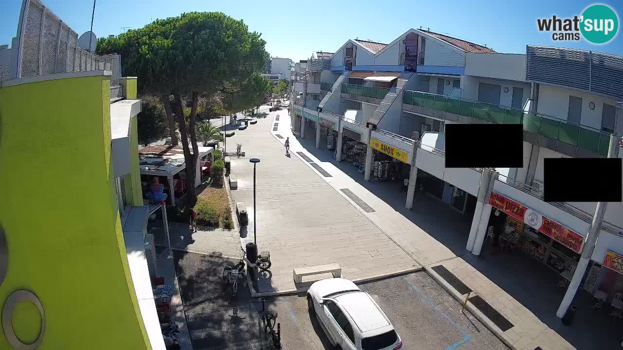 Webcam Bibione Einkaufsstraße – Liveblick