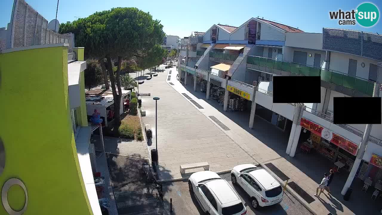 Webcam Bibione Einkaufsstraße – Liveblick