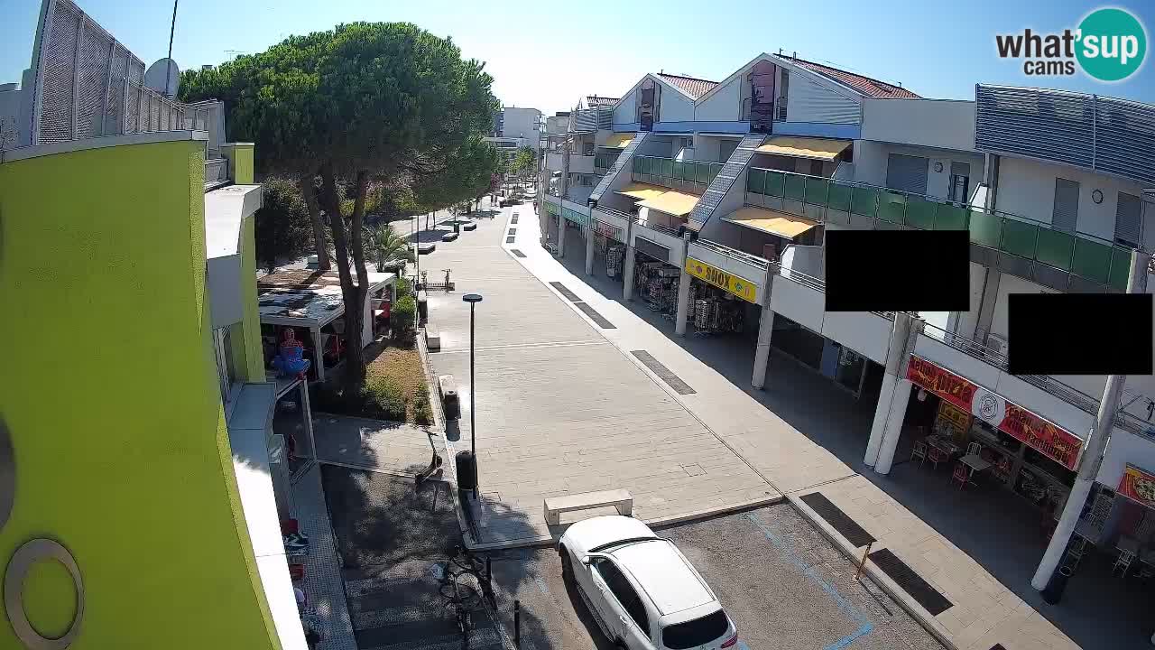 Webcam Rue Commerçante de Bibione – Vue en direct