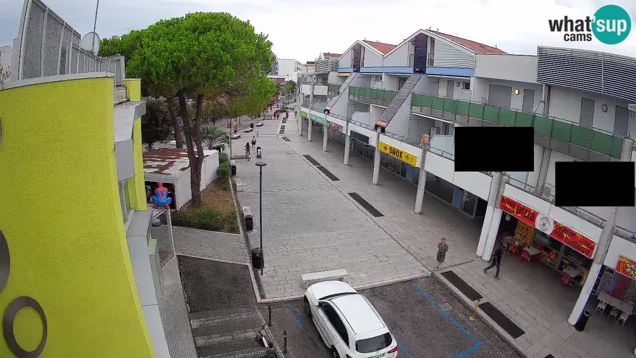 Webcam Bibione Einkaufsstraße – Liveblick