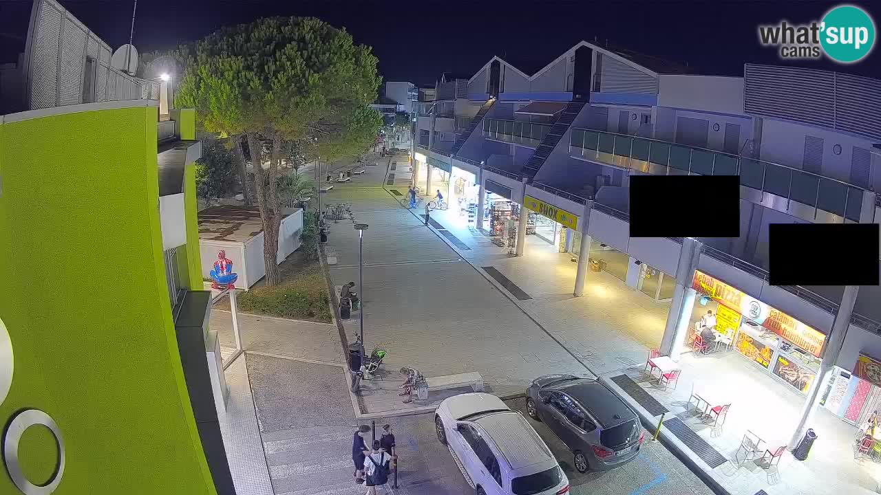 Webcam Via dello Shopping Bibione – Diretta Live