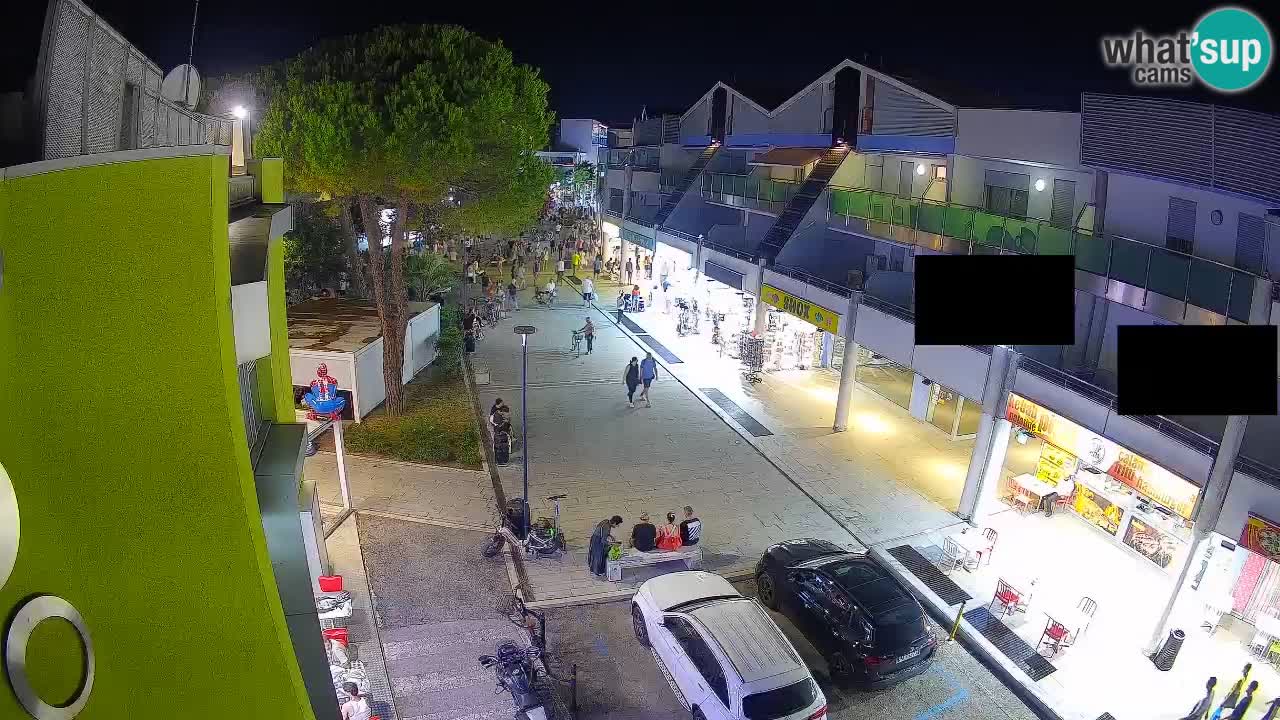 Webcam Rue Commerçante de Bibione – Vue en direct