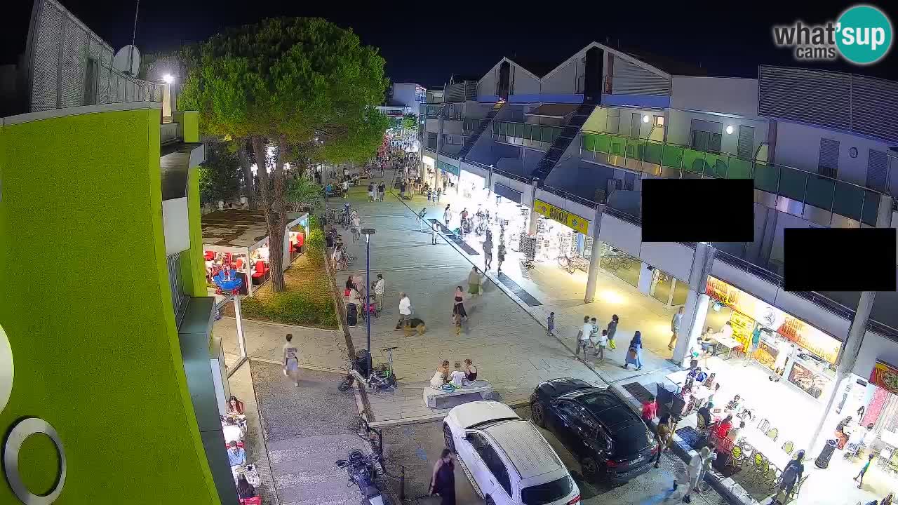 Webcam Rue Commerçante de Bibione – Vue en direct