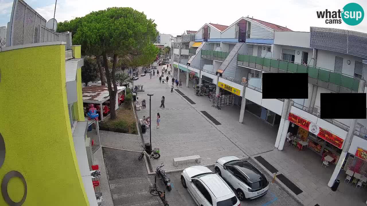 Webcam Bibione Einkaufsstraße – Liveblick
