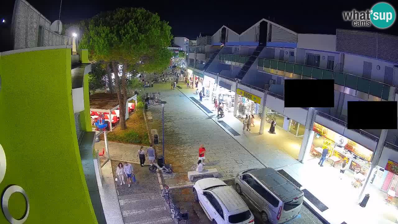 Webcam Bibione Einkaufsstraße – Liveblick