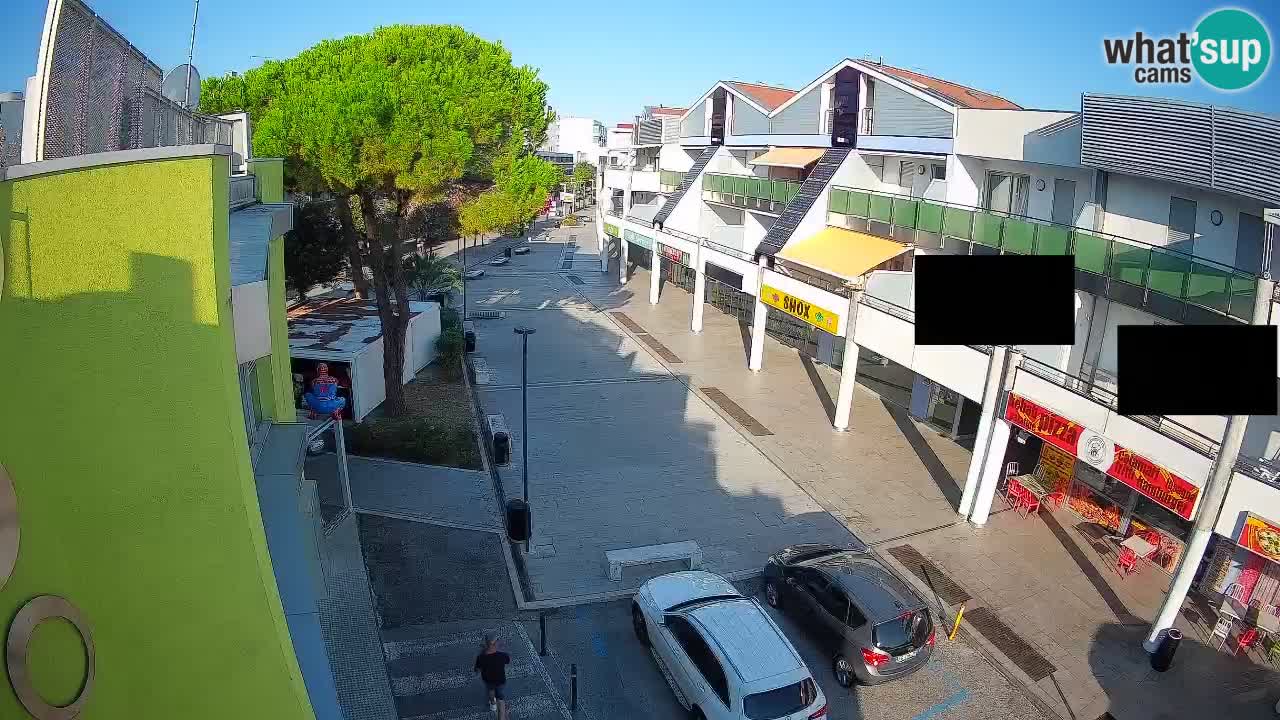 Webcam Rue Commerçante de Bibione – Vue en direct