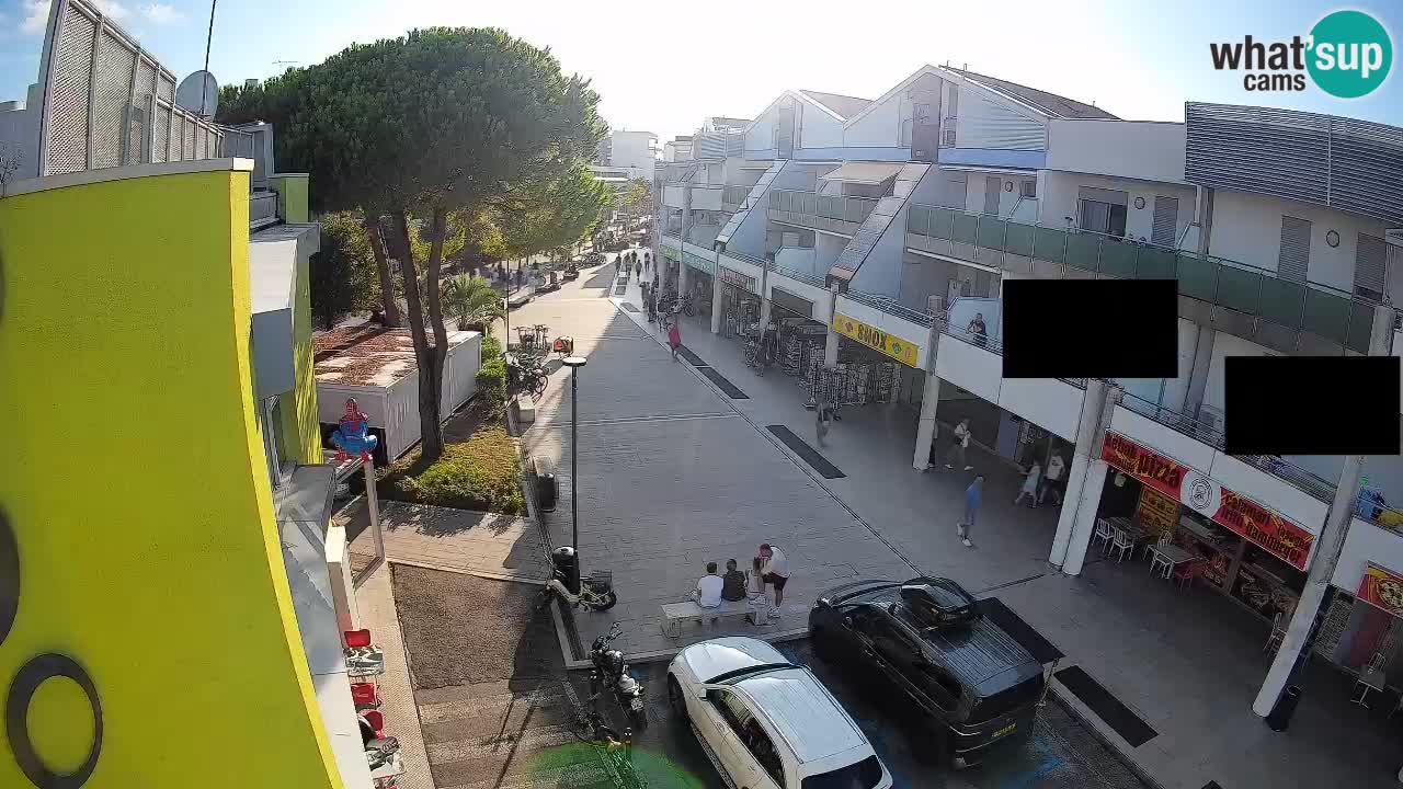 Web kamera Bibione – Trgovačka ulica uživo