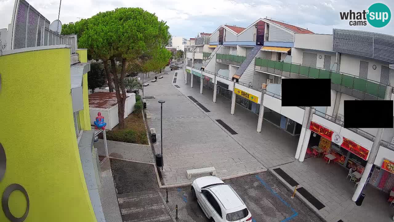 Web kamera Bibione – Trgovačka ulica uživo
